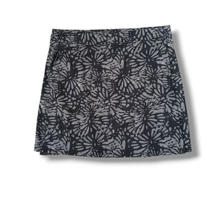 RIPSKIRT Hawaii Patterned Wrap Skirt Black Gray XL RipSkirt Shibori Charcoal